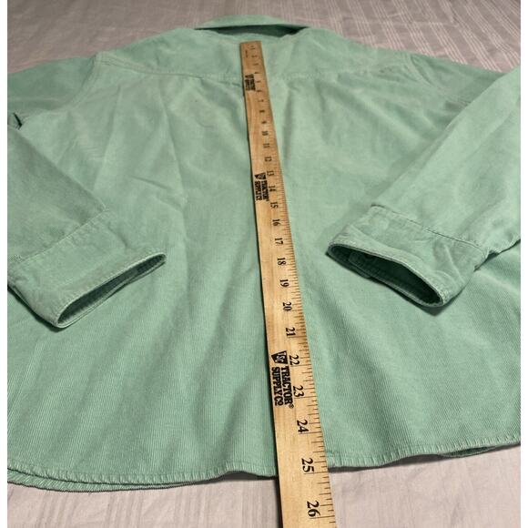 American Eagle Outfitters Shacket womens XL Corduroy Snap Up Mint Green Soft - Picture 16 of 16
